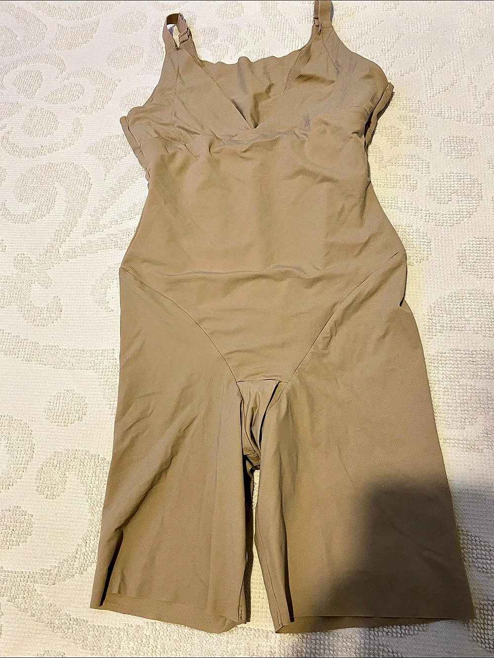 Maidenform Shaping Shorts Bodysuit in Brown Size Large